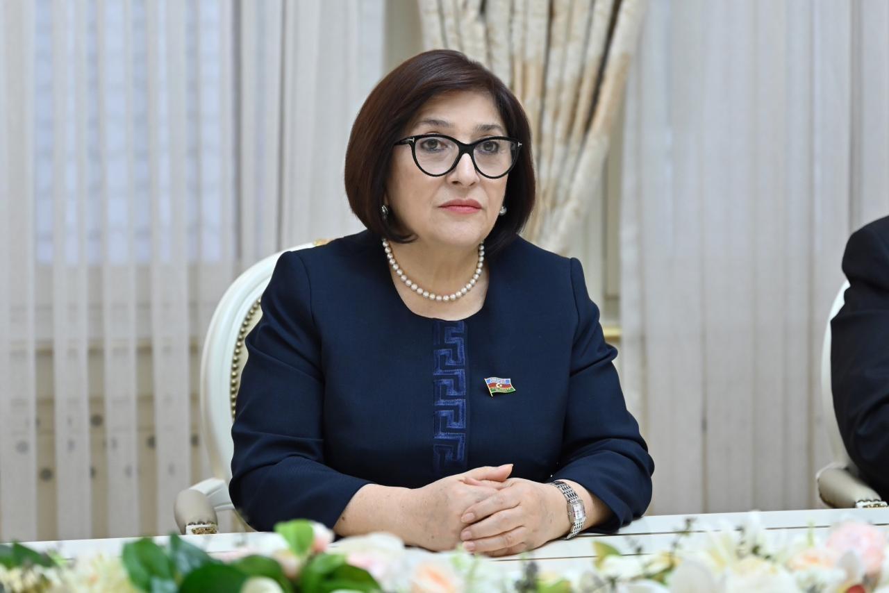 Sahibə Qafarova Fuad Oktayla görüşüb - FOTOLAR